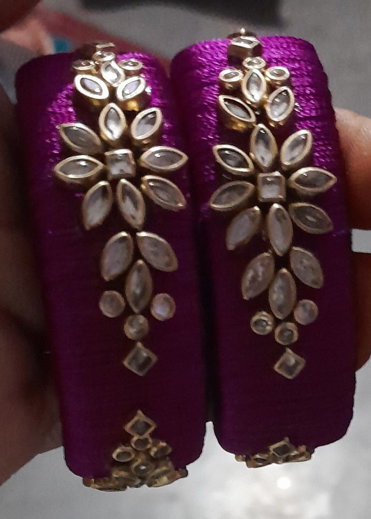 Silk thread baby bangles 